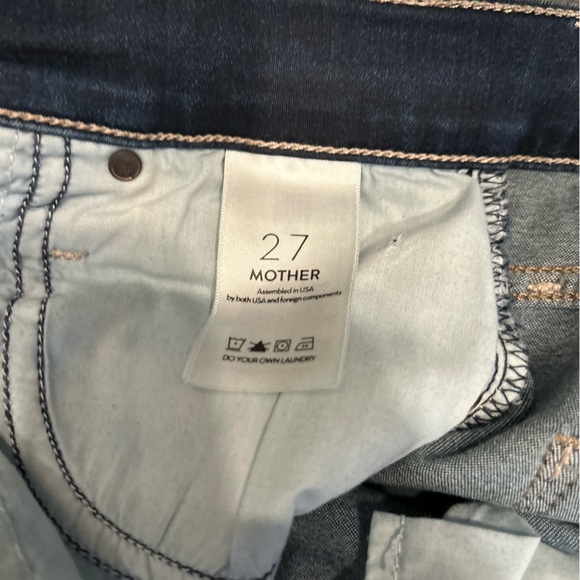 Mother Denim Stunner Ankle Step Fray After Hours - Picture 9 of 10